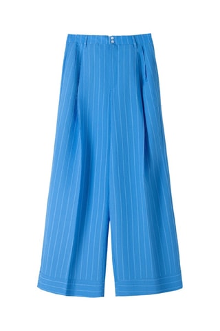 Pantalon wide legs - Bleu