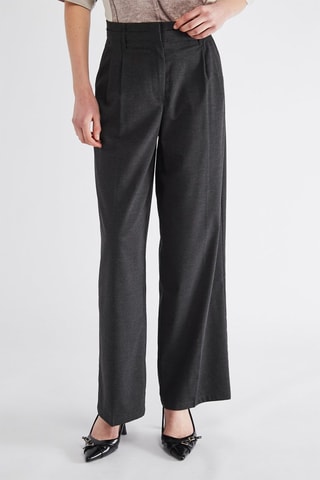 Pantalon wide legs - Gris