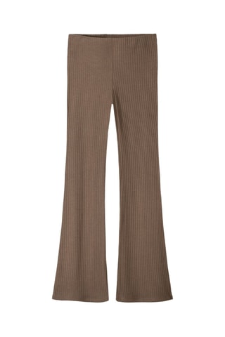 Pantalon flare - Marron