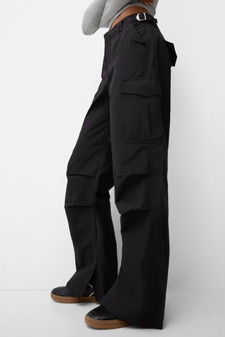 Pantalon cargo - Noir