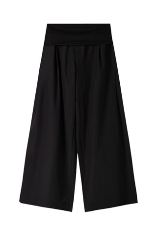 Pantalon wide legs - Noir