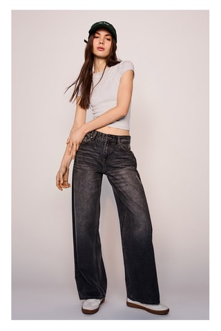 Jean boyfriend - Gris foncé