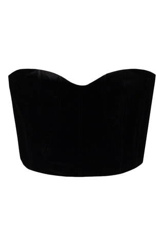 Top bustier - Noir
