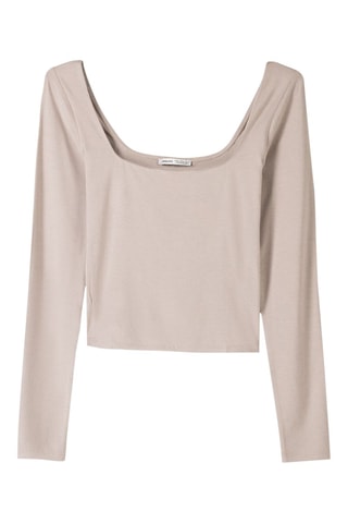 Crop top - Beige