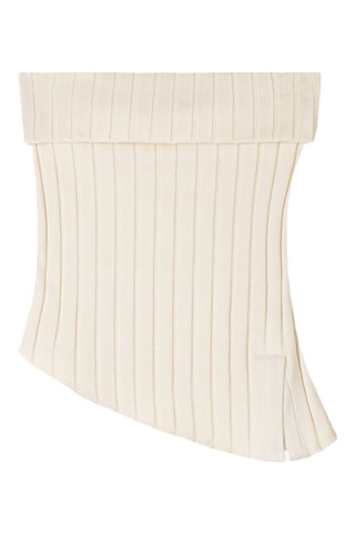 Crop top bustier - Beige