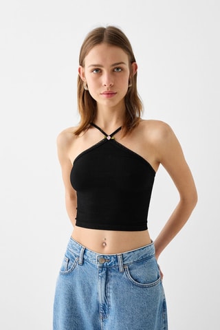 Crop top - Noir