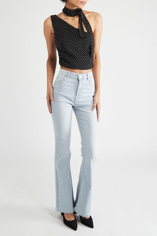 Top asymétrique - Noir