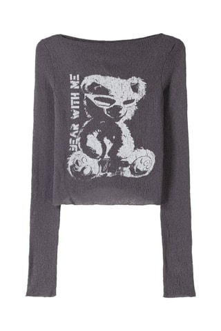 Crop top - Anthracite