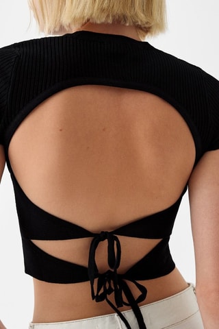Crop top - Noir