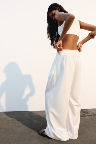 Crop top - Blanc