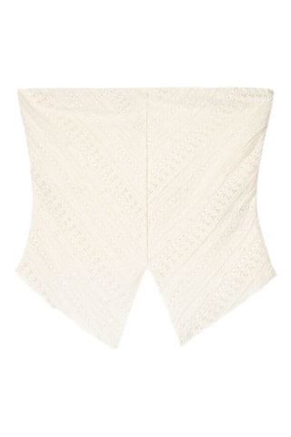 Crop top bustier - Ecru