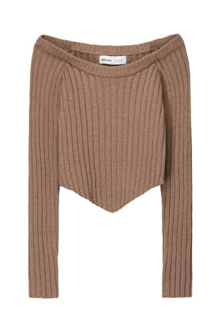 Crop top - Marron clair