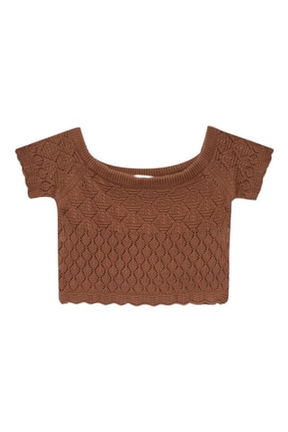 Crop top - Marron