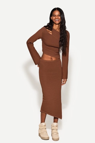 Crop top - Marron