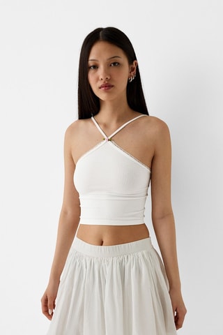 Crop top - Blanc