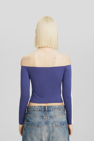 Crop top - Bleu