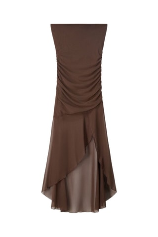Robe bustier - Marron