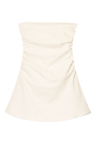 Robe bustier - Ecru