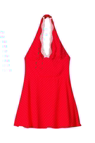 Robe trapèze - Rouge