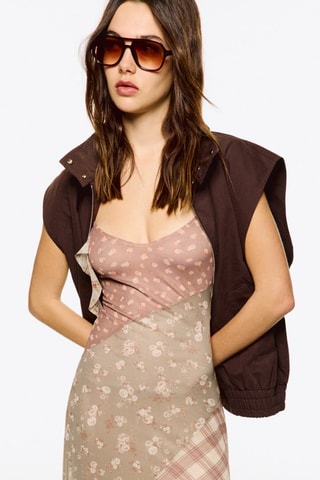 Robe trapèze - Marron