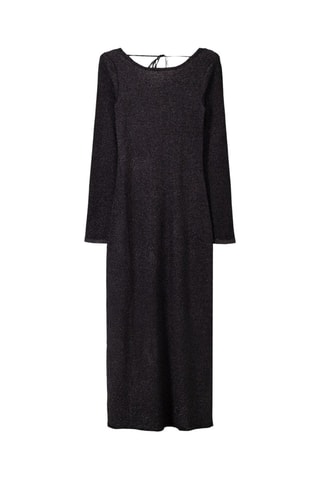Robe midi - Noir chiné