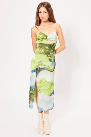 Robe midi - Vert olive