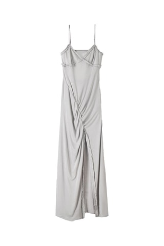Robe longue - Gris clair