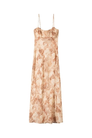 Robe midi - Beige