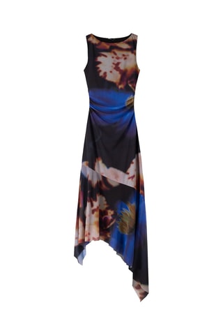 Robe midi - Bleu roi