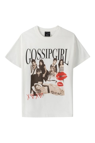 T-shirt Gossip Girl - Ecru