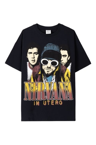 T-shirt Nirvana In Utero - Noir