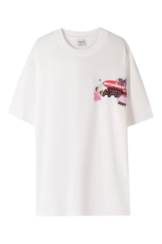 T-shirt oversize - Blanc