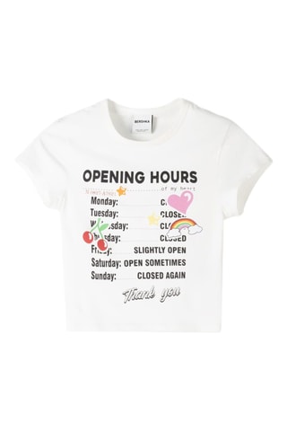 T-shirt regular - Ecru