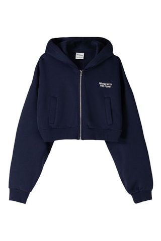 Sweat à capuche - Bleu marine