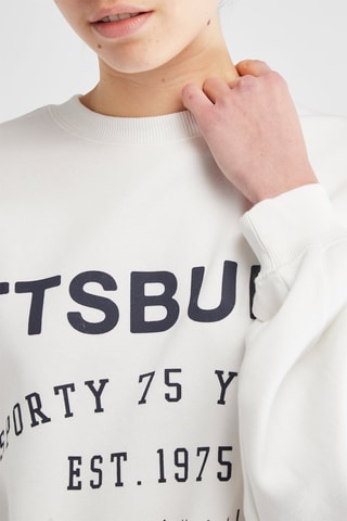 Sweat Pittsburgh - Blanc