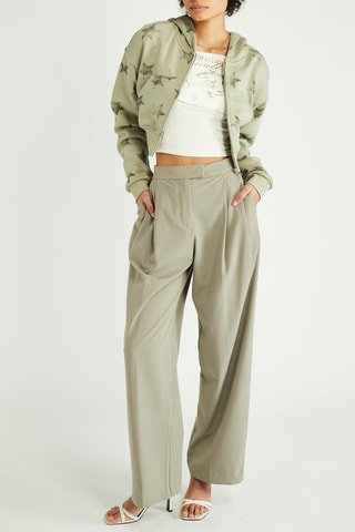 Sweat à capuche - Kaki clair