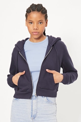 Sweat à capuche Bleu marine