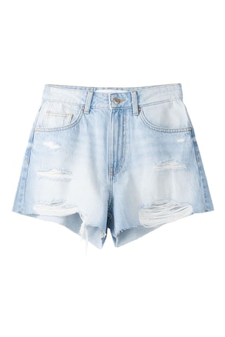 Short en jean - Bleu clair