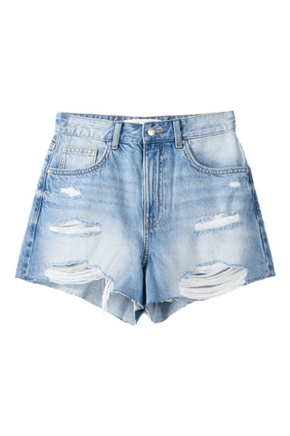 Short en jean - Bleu marine