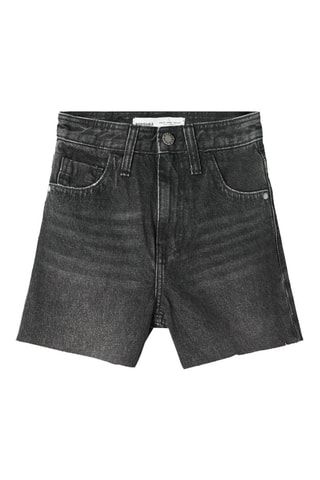 Short en jean - Noir