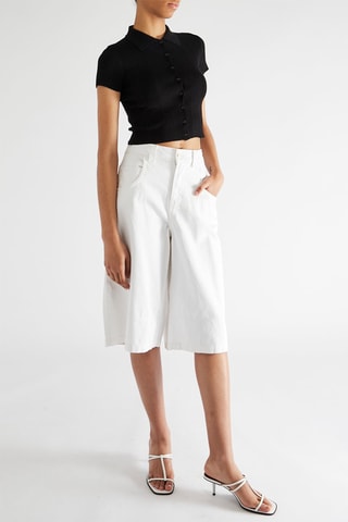 Bermuda oversize - Blanc