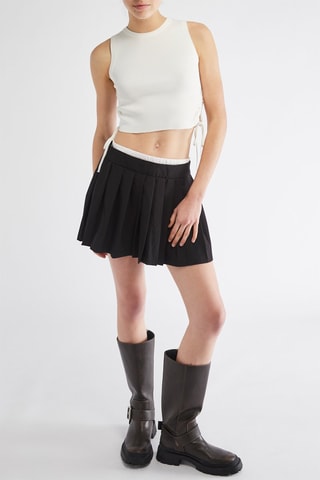 Jupe plissée - Noir