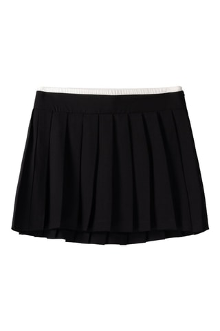 Jupe plissée - Noir