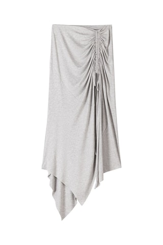 Jupe asymétrique - Gris clair