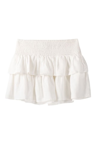 Jupe volantée - Ecru