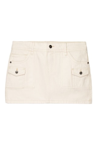Minijupe - Ecru
