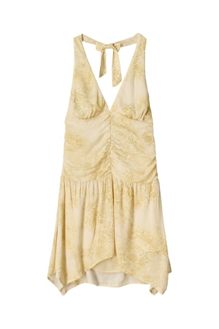 Robe drapée - Jaune