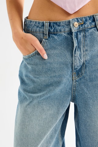 Bermuda en jean - Bleu cobalt