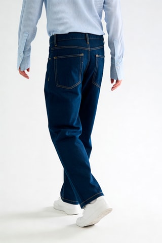 Jean baggy - Bleu marine