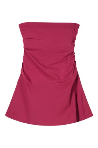 Robe bustier - Bordeaux